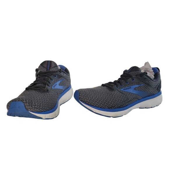 Brooks Transmit 3 Sneakers Mens 12D Running Gray Blue Athletic Comfort NO INSOLE - Picture 1 of 10